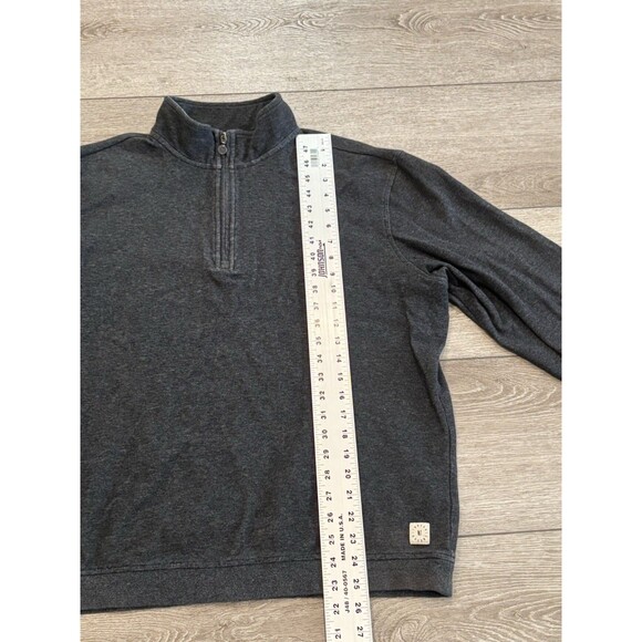 Linksoul Men's 1/4 Zip Long Sleeve Golf Pullover Tempus Fugit Gray Large Casual - Picture 6 of 8